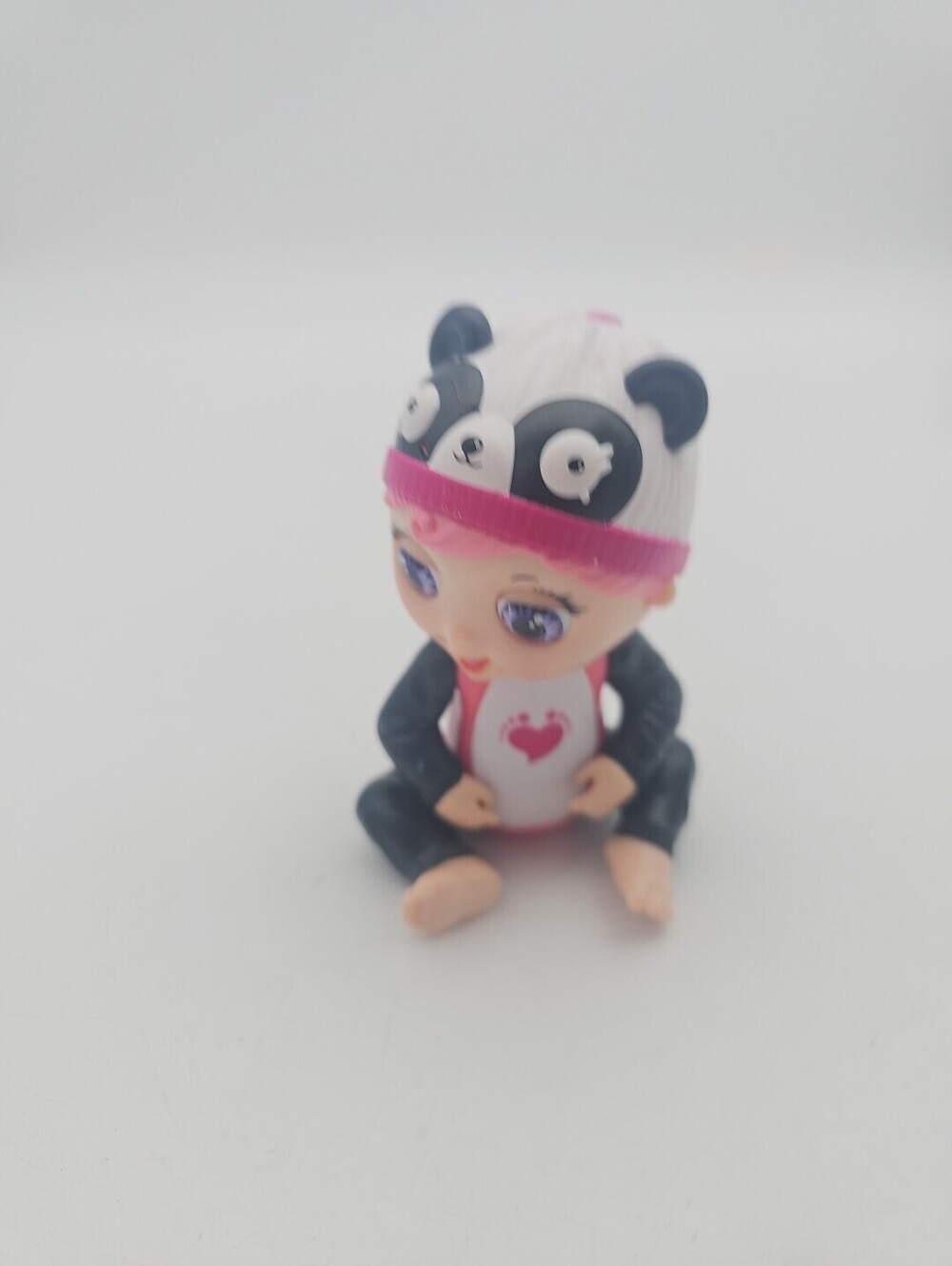 Tiny Toes Gigglin’ Gabby In Panda Hat - Interactive 5 Inch Doll Needs Batteries